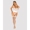Комплект Obsessive Amor Blanco, білий, S/M
