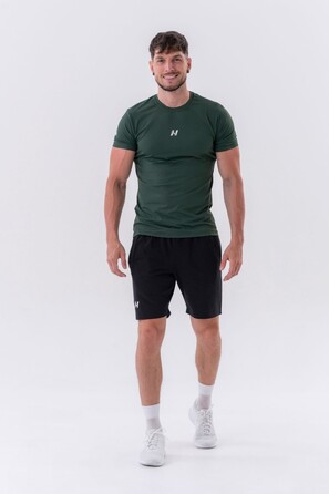 Футболка Nebbia Classic T-shirt 'Reset” Dark Green 327