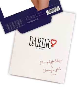 Мереживні трусики з відкритою інтимною зоною Jade Daring Intimates, чорні, S/M