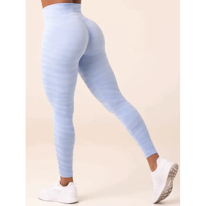 Леггинсы Ryderwear Zebra Seamless Leggings - Sky Blue Zebra