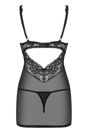 Пеньюар Obsessive 867-CHE-1 та стрінги S/M