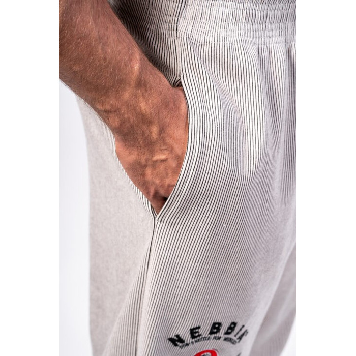 Штани Nebbia Oversized Sweat Joggers SIGNATURE Light Grey 796