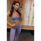 Топ Nebbia Medium-Support Mesh Sports Bra PERFORMANCE Light Purple 477
