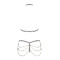 Комплект Obsessive Redella 2-pcs set black L/XL