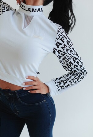 Кофта Labellamafia Blusa Neutral Flowers 21694