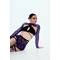 VEIL sleeves Violet mesh+ print_ фіолетова сітка з принтом