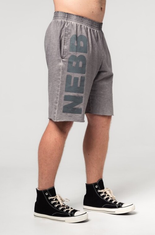 Шорти Nebbia Washed-off Gym Sweatshorts NO BS Light Grey 367
