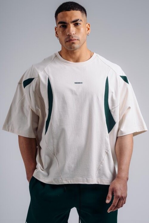 Футболка Nebbia Oversized Pump Cover T-Shirt PRIMAL Cream 871