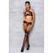 Комплект нижньої білизни в сіточку AMANDA SET black S/M - Passion