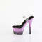 Босоножки Pleaser Adore-708SS *7 дюймов, каблук, 2 3/4 дюйма, ремешок на щиколотке, прозрачный/фиолетовый