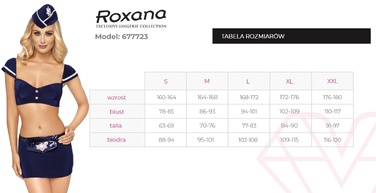 Костюм Стюардессы Roxana 6777 синий, 3 предмета, М