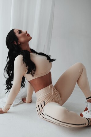ЛЕГІНСИ BEIGE LEGGINGS FITZONA GIRL