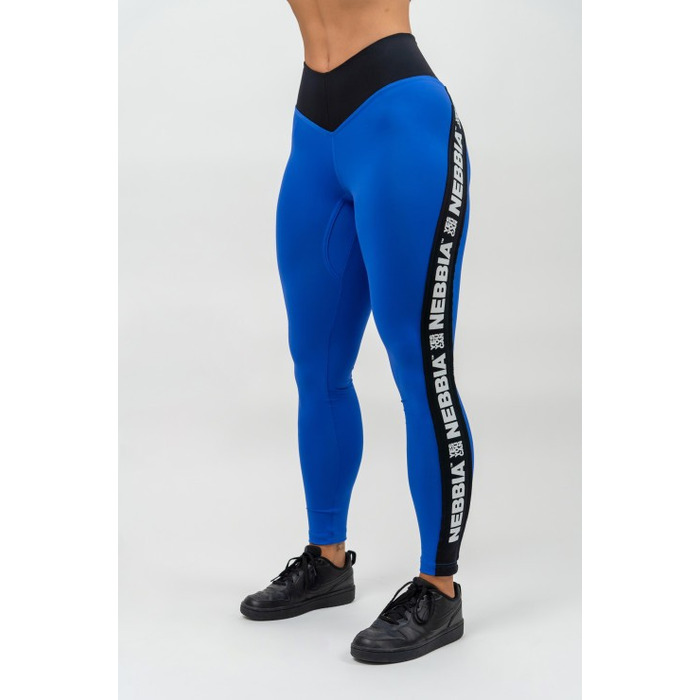 Легінси Nebbia High Waisted Side Stripe Leggings Iconic Blue 209