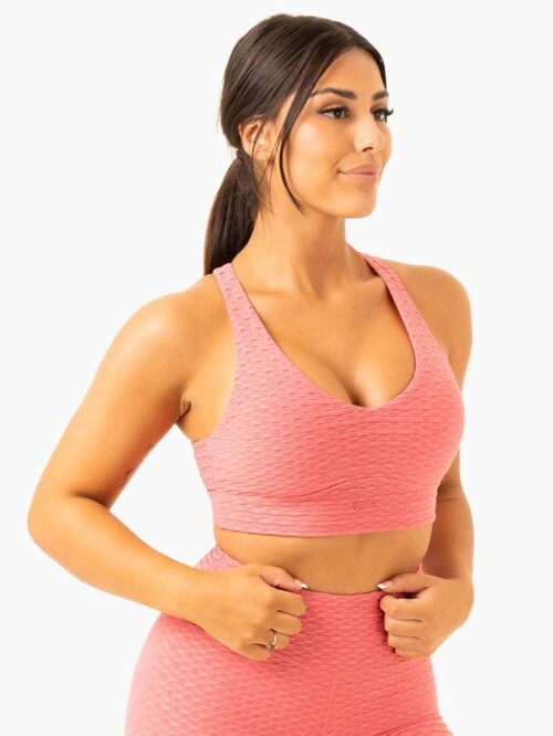 Топ Optic V-Neck Sports Bra - Lipstick Pink