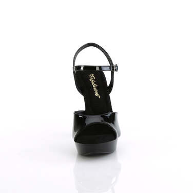 Босоніжки Cocktail-509 на підборах 5 дюймів, босоніжки з ремінцем на щиколотці 1 дюйм, чорні