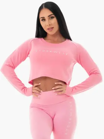 Укроп-топ Ryderwear Staples Cropped Sweater - Pink