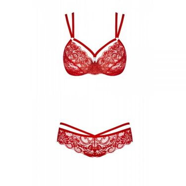 Комплект Obsessive 860-SET-3 2 pcs set red S/M