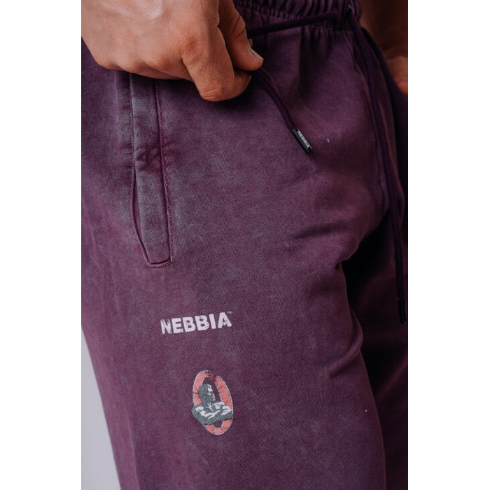 Шорти NEBBIA x Olympia Relaxed Sweat Shorts Bordo 950