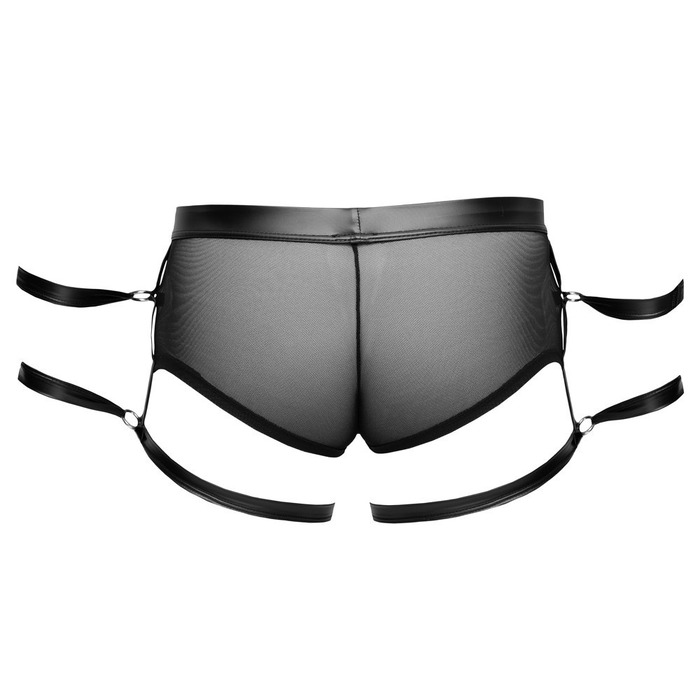 Чоловічі труси з фіксаторами на руки Sven Joy Ment Mens Pants, чорний, S