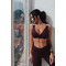 Топ NEBBIA LACE-UP SPORT BRA 694 Bordo