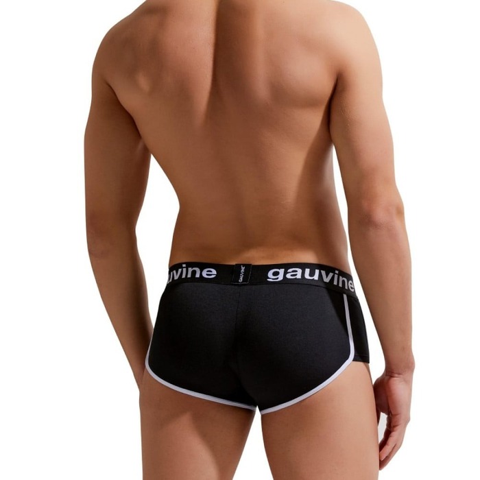 Мужские трусы боксеры Gauvine черные, M