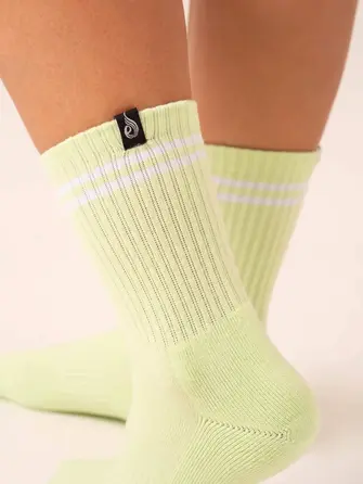 Носки Ryderwear Stripe Crew Socks - Lime