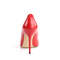 Туфлі-човники Pleaser Classique-20 з гострим носком, 4 дюйми, червоні лаковані
