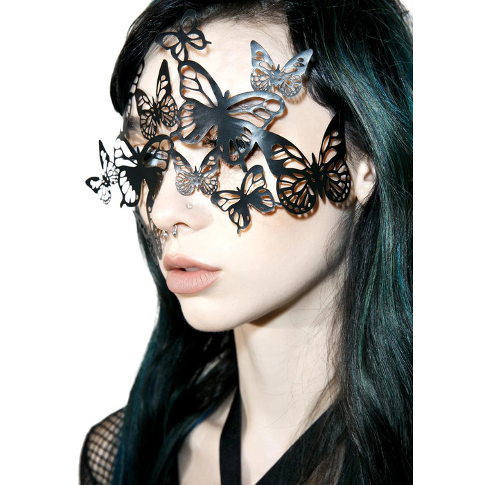 Вінілова маска SYBILLE від Bijoux Indiscrets, чорна