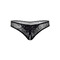 Трусики з перлинами та аплікацією у вигляді метелика Daring Intimates, чорний, S/M